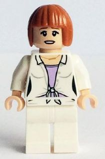 LEGO Minifigure-Claire-Jurassic World-JW012-Creative Brick Builders
